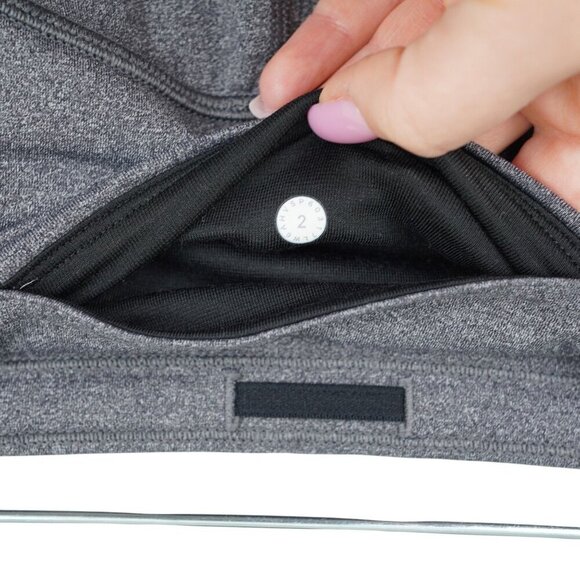 Lululemon‎ Train Times Pant 17" Leggings Womens Heathered Gray Size 2 - Picture 8 of 8